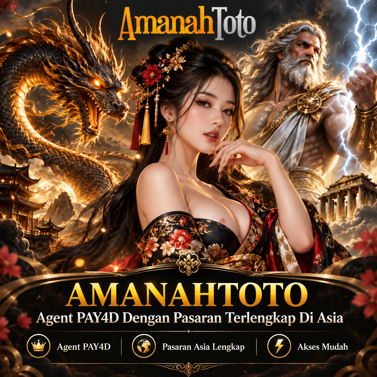 AMANAHTOTO: Agent PAY4D Dengan Pasaran Terlengkap Di Asia